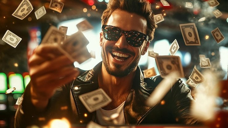 Tampilan kartu komunal dan pot di meja Poker Indonesia